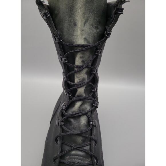 VTG Ro Search Boots Black Leather Combat Military Lace Up Men’s Sz 10 R